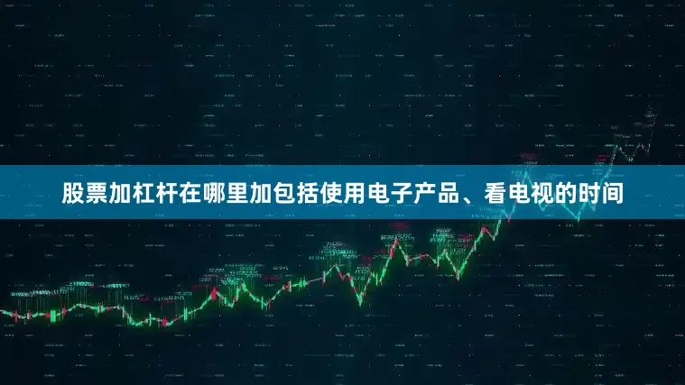 股票加杠杆在哪里加包括使用电子产品、看电视的时间